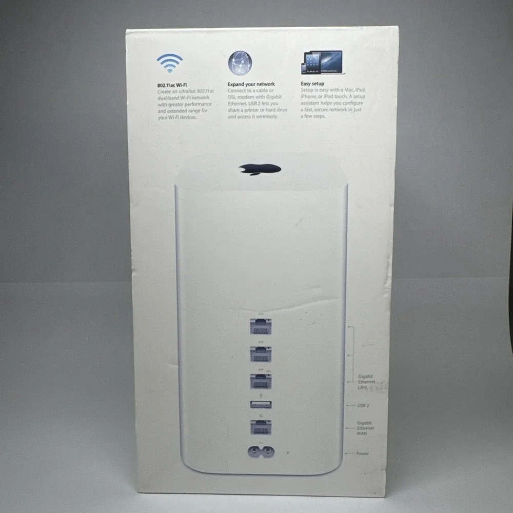 Apple AirPort Extreme A1521 Wireless Router Dual-Band Wi-Fi 802.11ac w/ Box